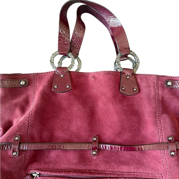 Gianni Bini Burgundy Tote Bag - Picture 2 of 8